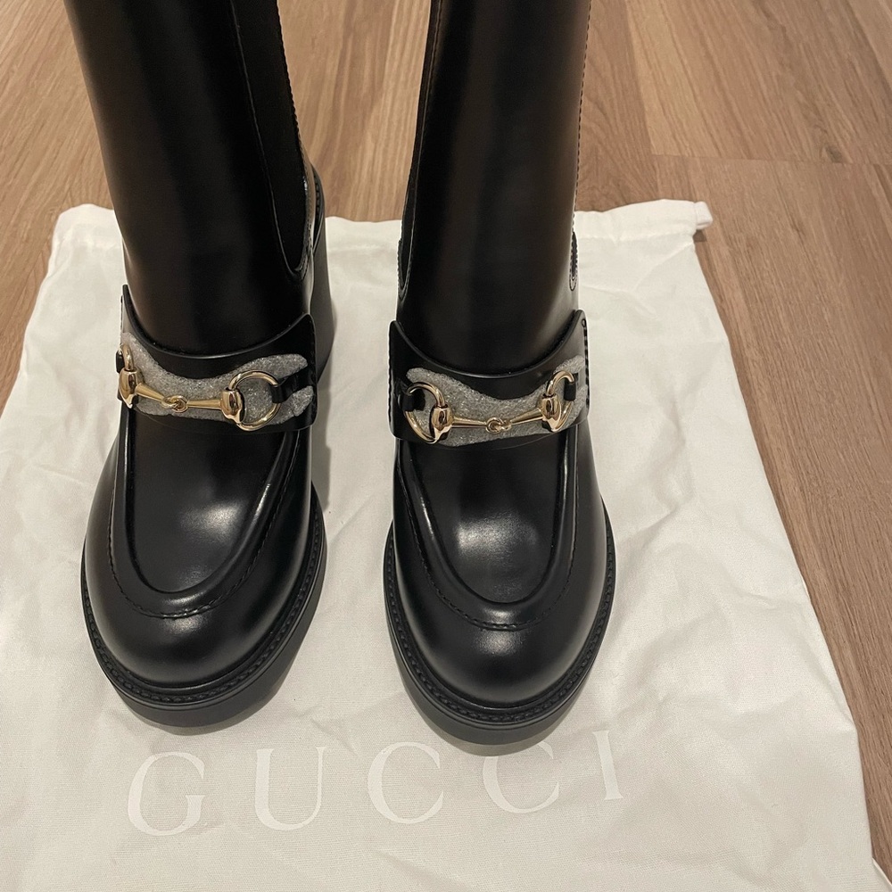 Gucci Horsebit Platform Boot